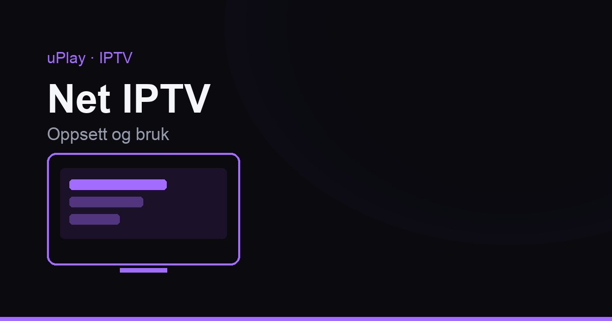 Net IPTV: näin asennat ja käytät sovellusta