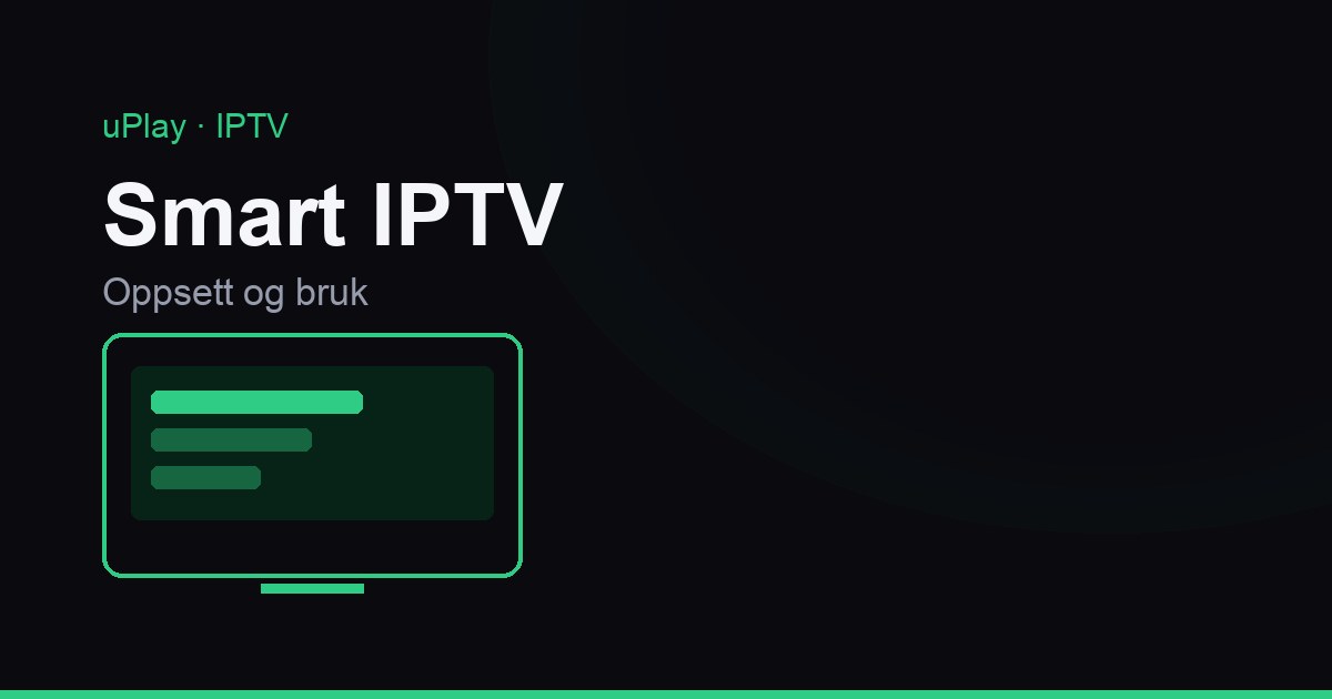 Smart IPTV (SIPTV): asennusopas älytelevisioon